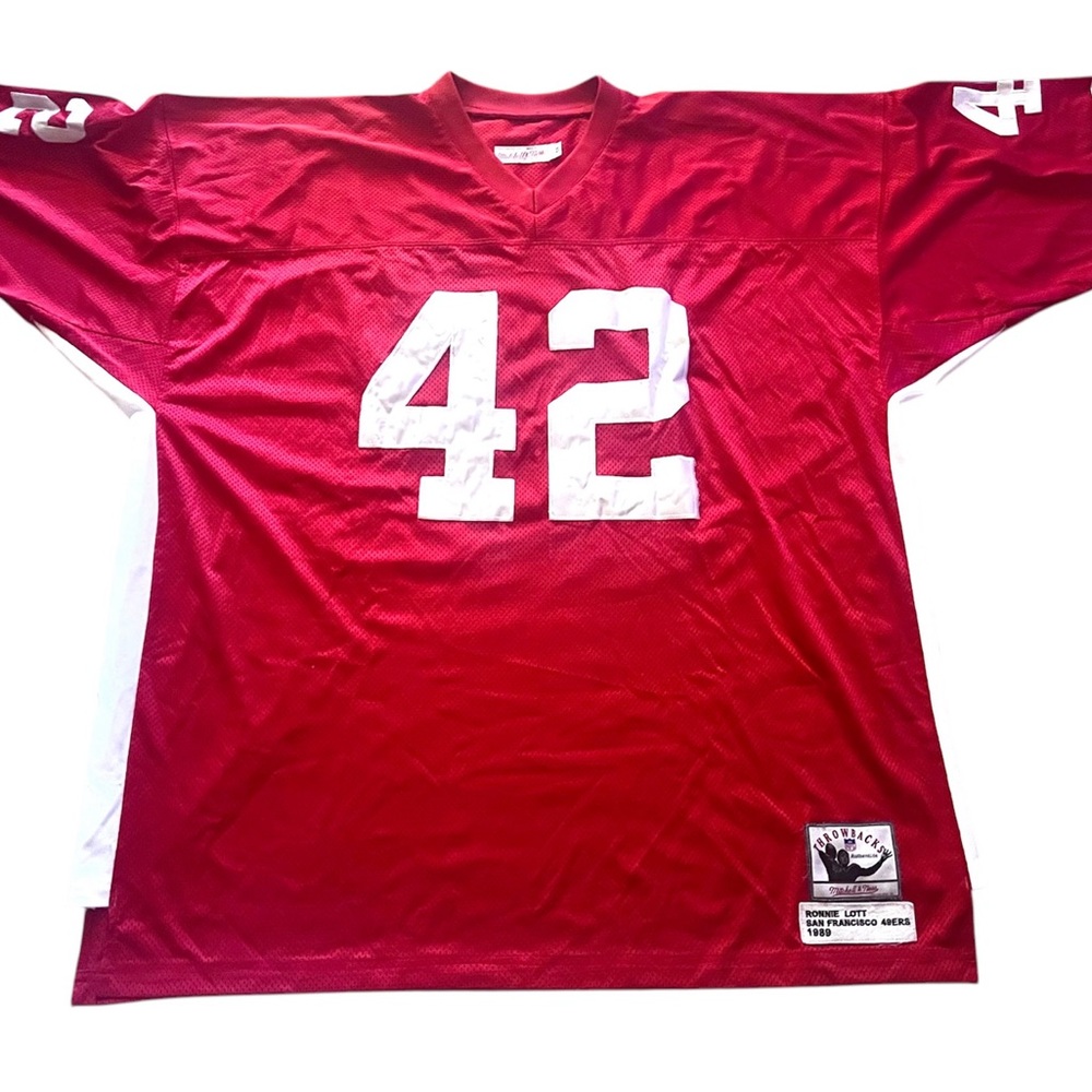 San Francisco 49ers 42 LOTT Vintage Jersey Sz 58 - Picture 1 of 7